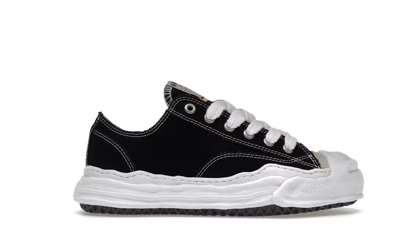 Maison Mihara Yasuhiro Hank OG Sole Canvas Low Black • Brand New
