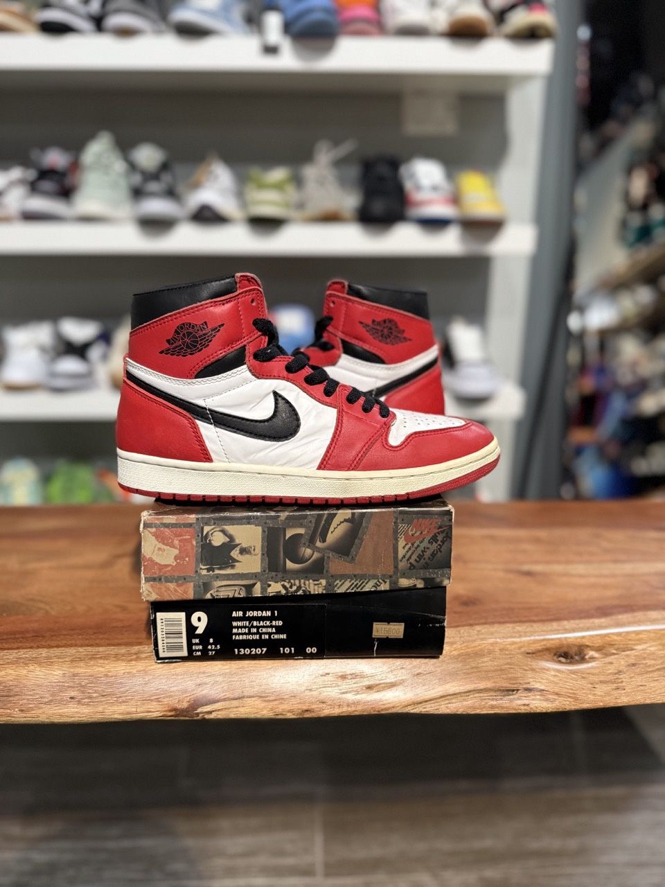 Jordan 1 Retro Chicago (1994) • Pre-Owned, Shoe Size: US M 9, Product Condition: Pre-Owned