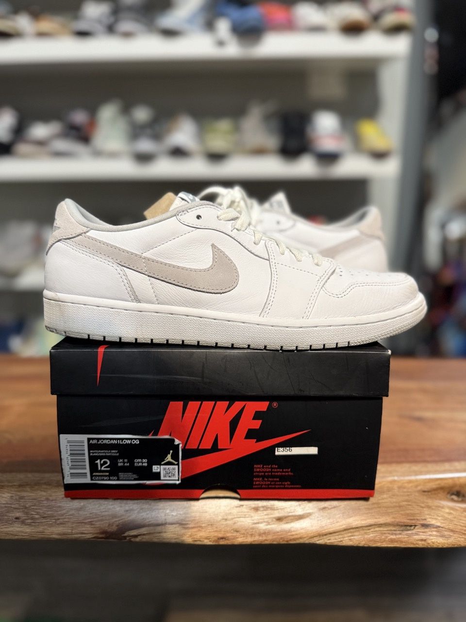 Jordan 1 Low OG Neutral Grey (2021/2024)-2w8u3i, Product Condition: Pre-Owned, Shoe Size: US M 12