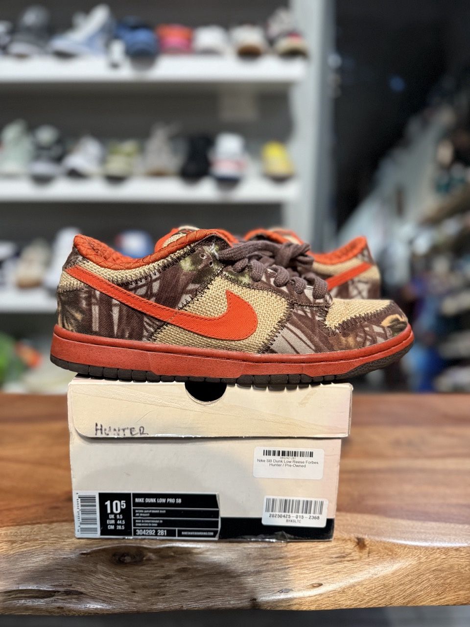 Nike SB Dunk Low Reese Forbes Hunter • Pre-Owned, Product Condition: Pre-Owned, Shoe Size: US M 10.5