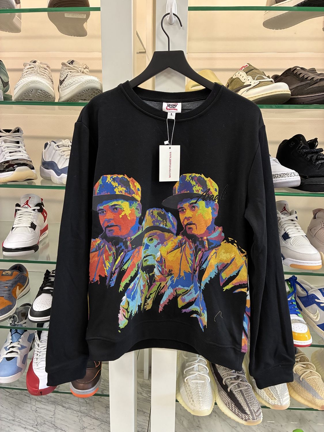 Asaali Sweater Graphic Black - New