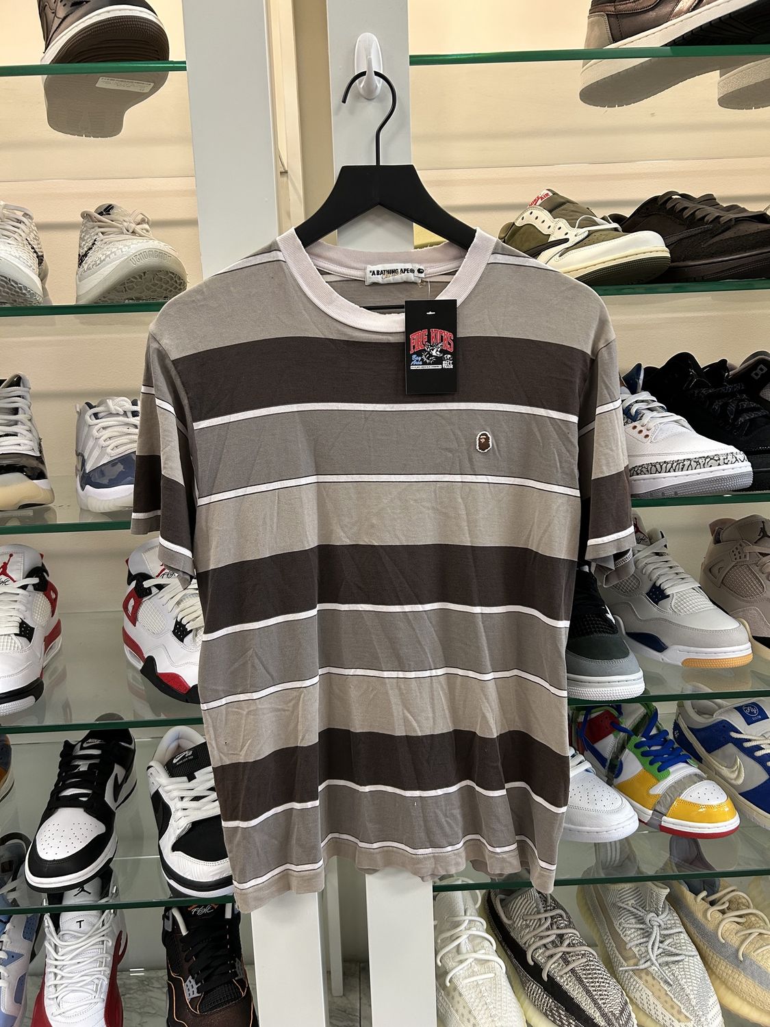 BAPE Ape Head One Point Hoop Tee • Pre-Owned