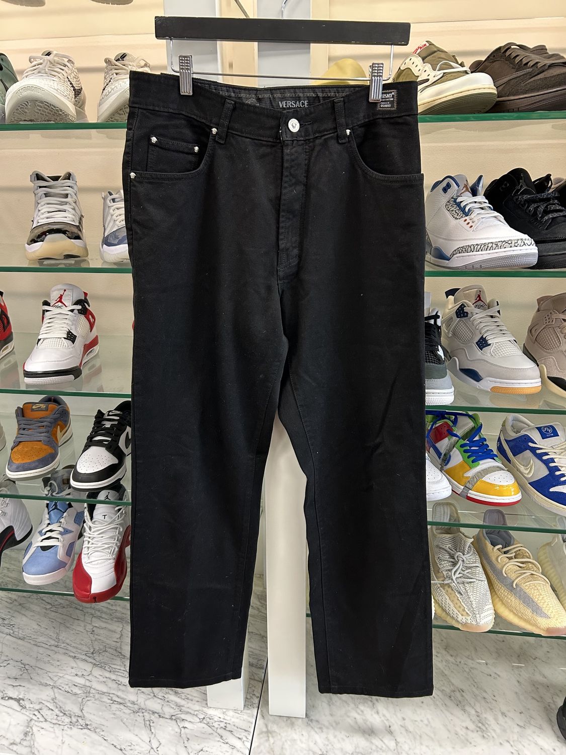 Vintage Versace Medusa Loose Cut Jeans • Pre-Owned