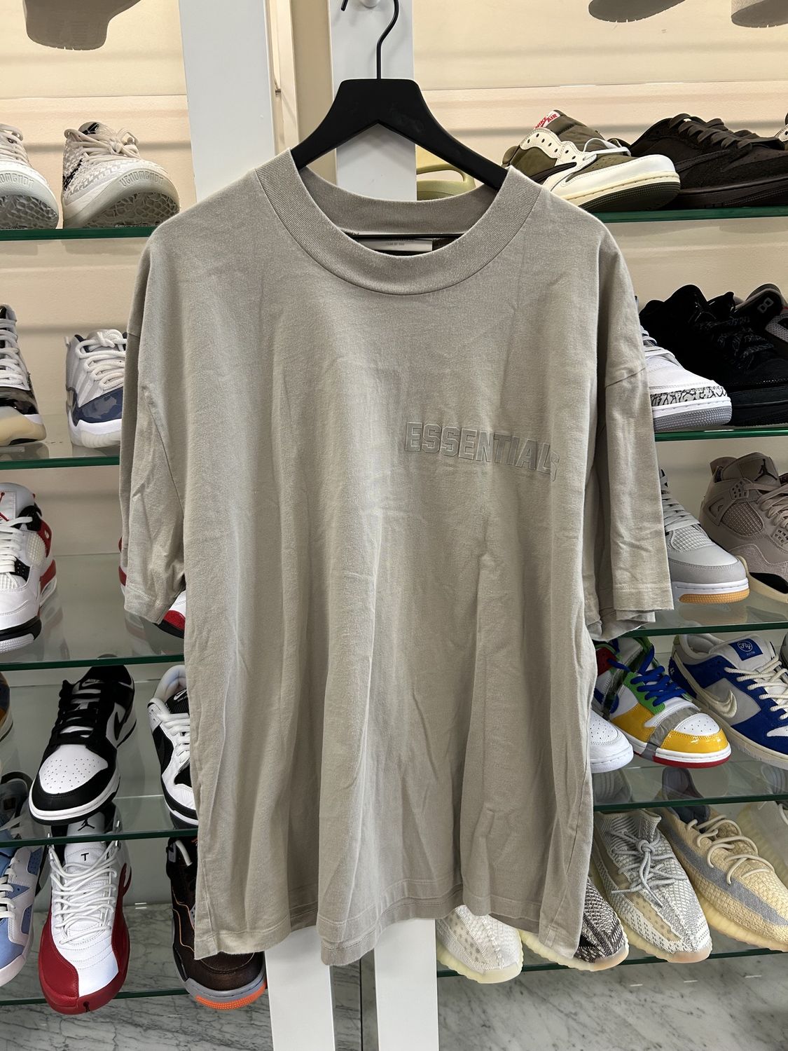 Essentials Brown Tee • Pre-Owned
