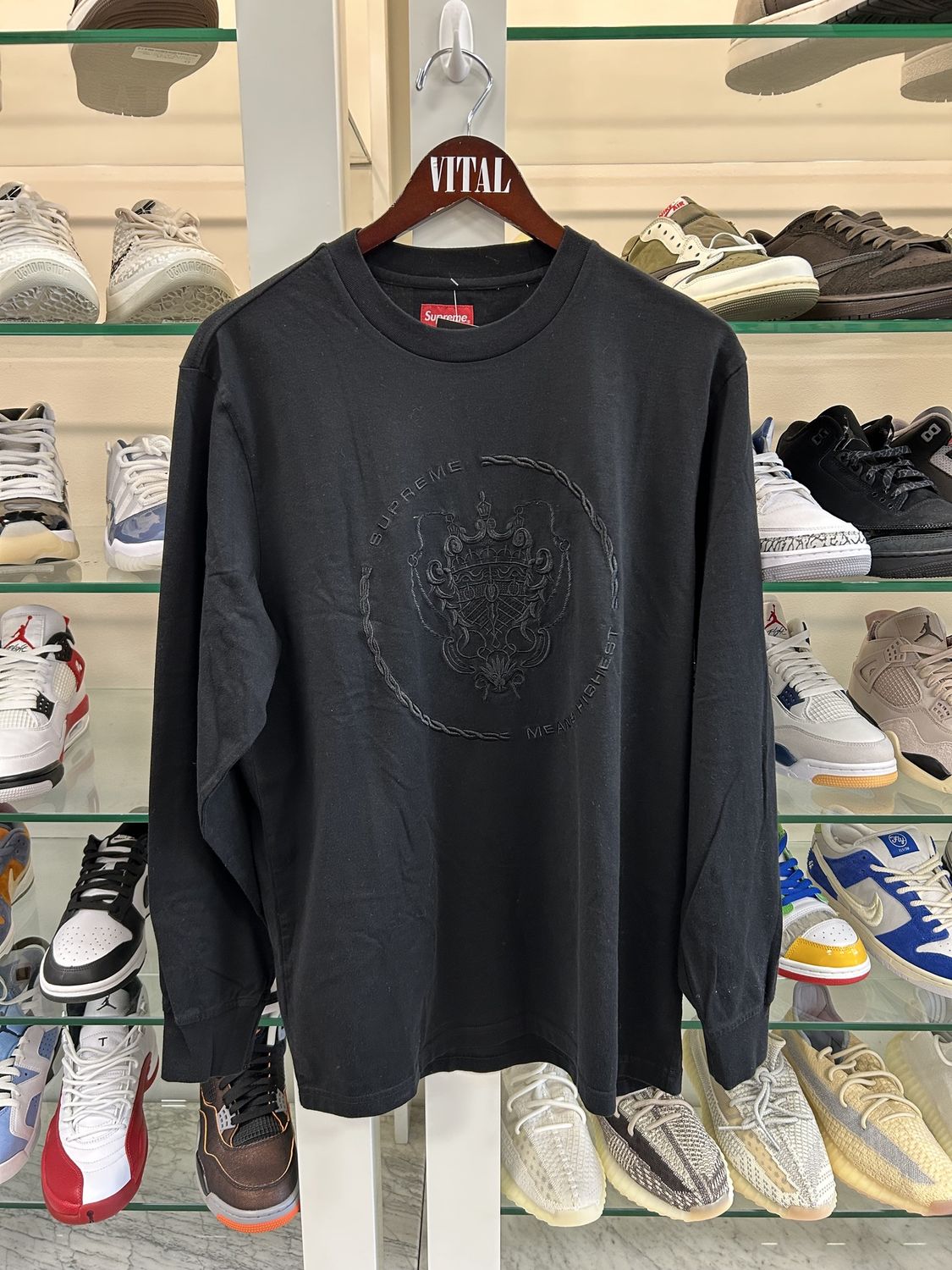 Supreme Black Long Sleeve