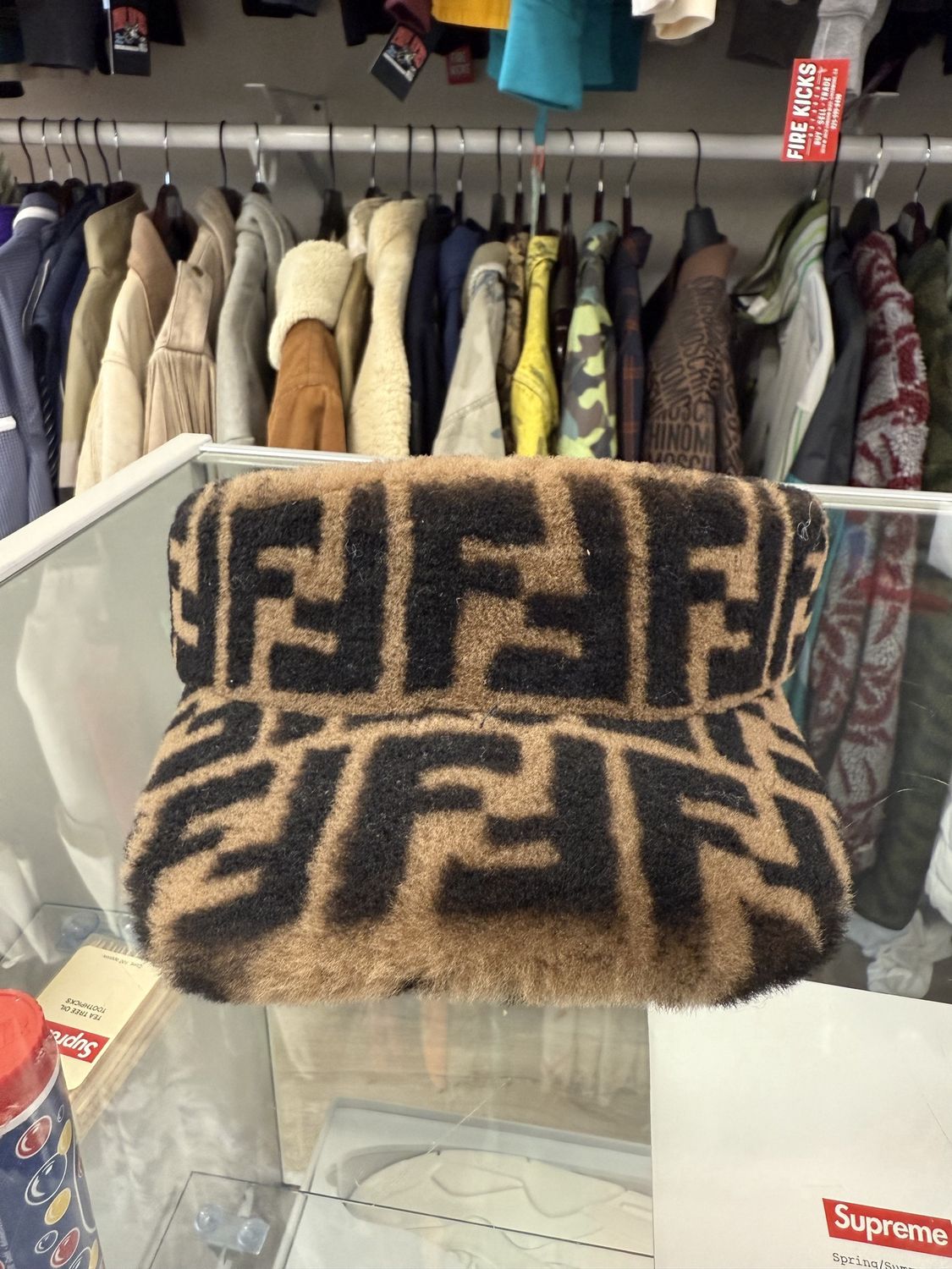 Fend Visor Cheetah Print - Pre-Owned