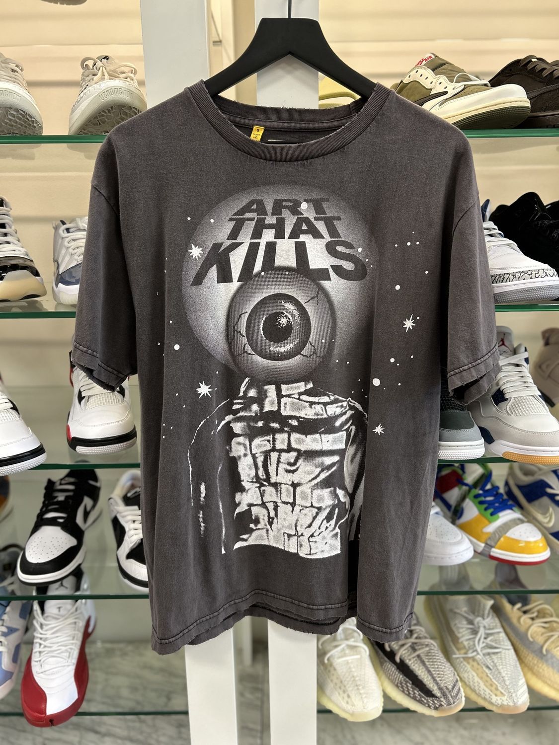 Gallery Dept. ATK Rod Tee &#39;Faded Black&#39; • Pre-Owned