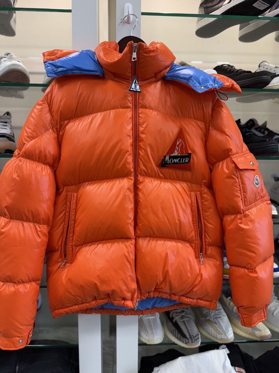 Moncler Wilson Orange Puffer Jacket - Pre-Owned