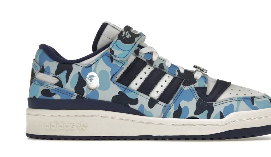 adidas Forum 84 Low Bape 30th Anniversary Blue Camo - Brand New