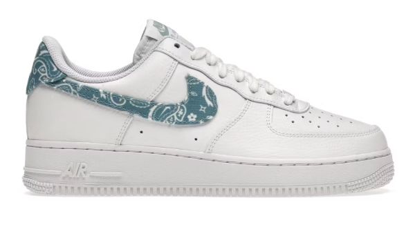 Nike Air Force 1 Low &#39;07 Essential White Worn Blue Paisley (W) - New