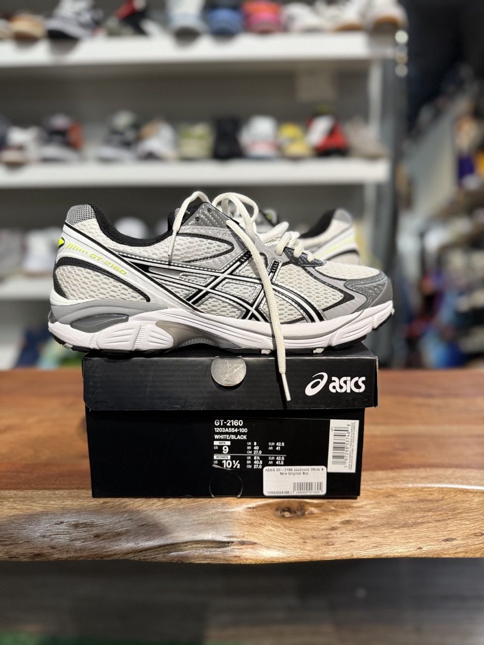 ASICS GT-2160 JJJJound White - Pre-Owned, Product Condition: Pre-Owned, Shoe Size: US M 9
