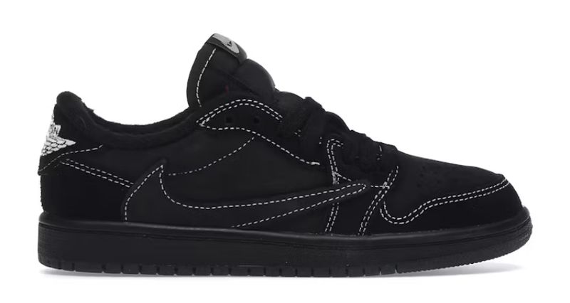 Jordan 1 Retro Low OG SP Travis Scott Black Phantom (PS) - Pre-Owned