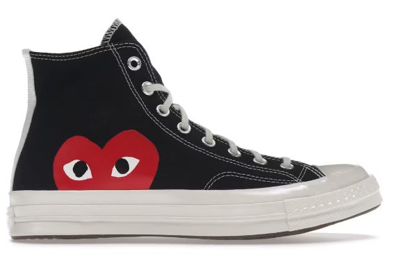 Converse Chuck Taylor All Star 70 Hi Comme des Garcons PLAY Black - Pre-Owned