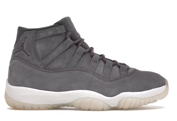 Jordan 11 Retro Pinnacle Grey Suede - Pre-Owned