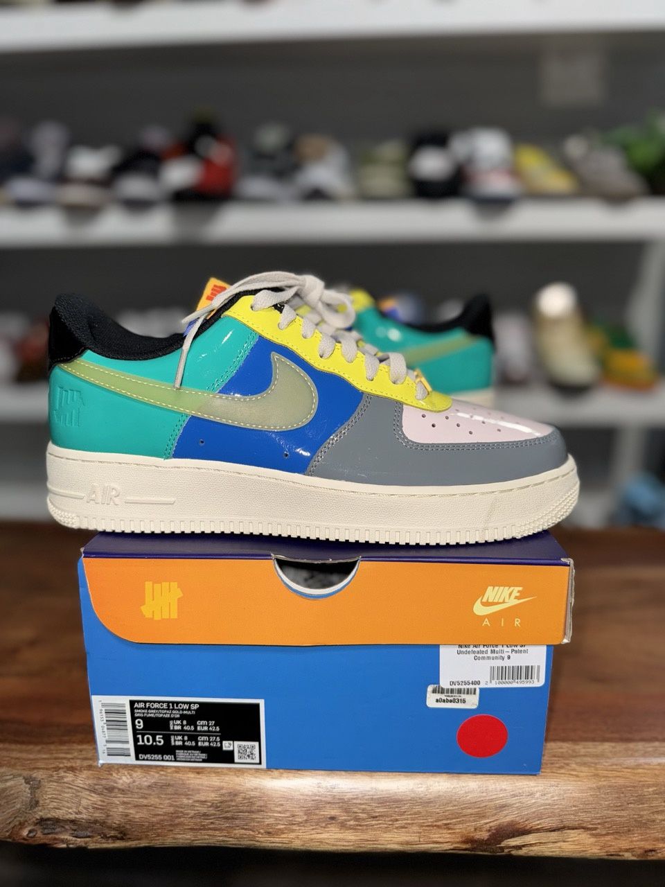 Nike Air Force 1 Low SP Undefeated Multi-Patent Community • Pre-Owned, Product Condition: Pre-Owned, Shoe Size: US M 9
