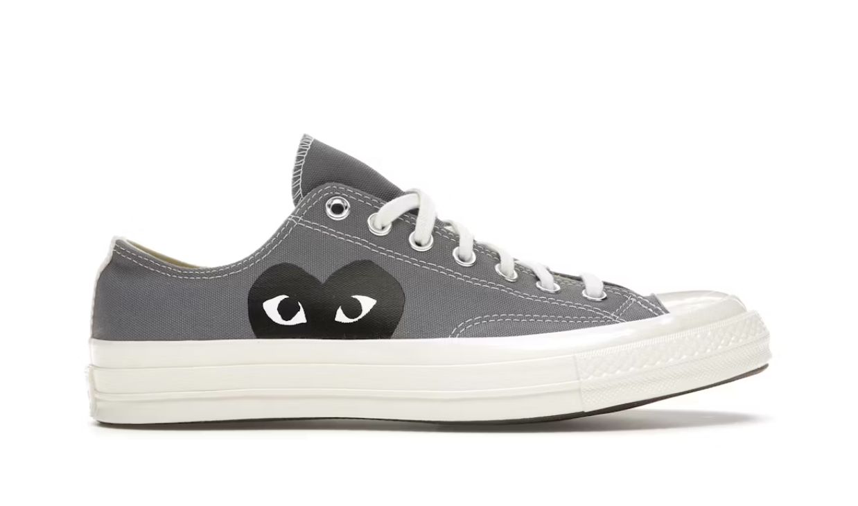 Converse Chuck Taylor All Star 70 Ox Comme des Garcons PLAY Grey • Brand New