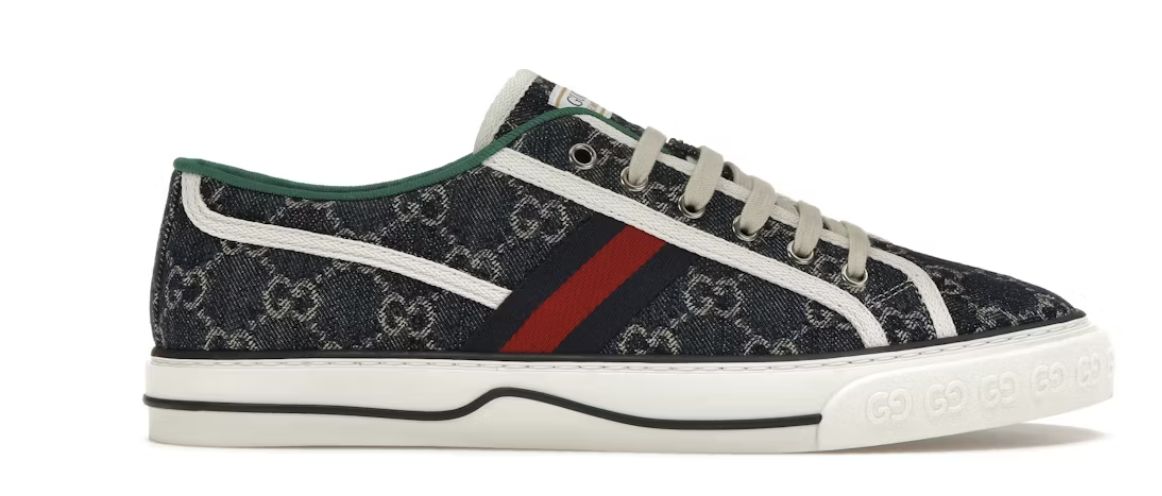 Gucci Tennis 1977 Denim GG Print - Brand New