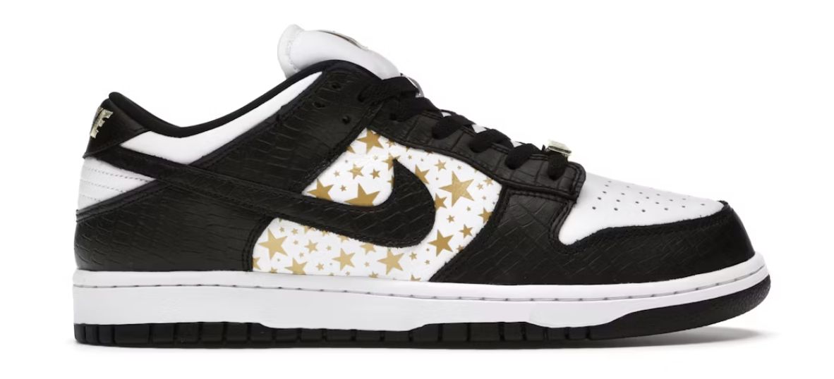 Nike SB Dunk Low Supreme Stars Black (2021) - Brand New