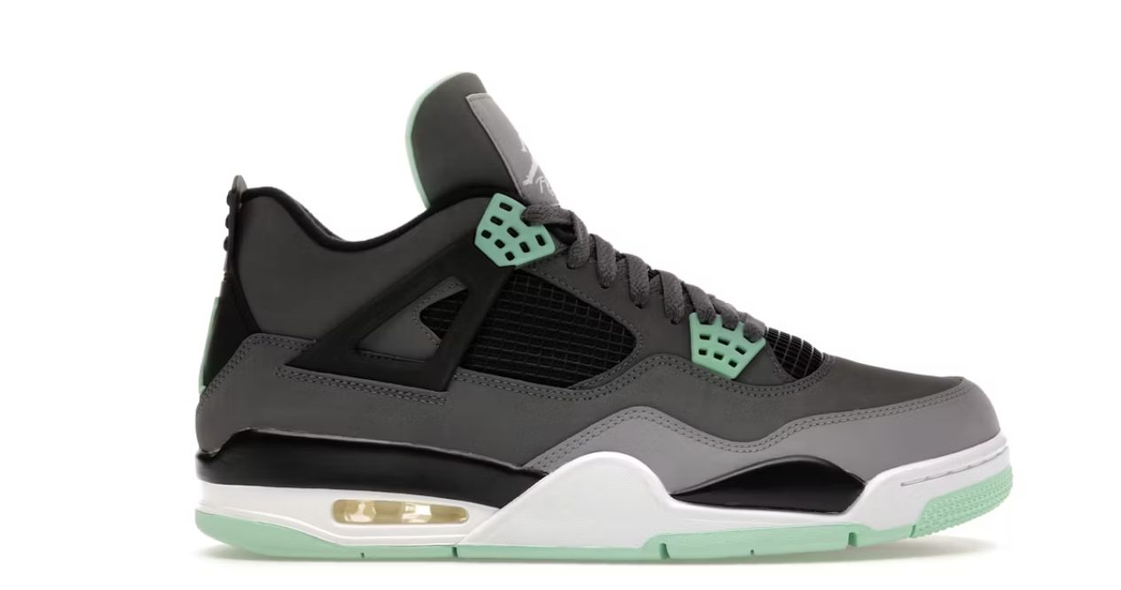 Jordan 4 Retro Green Glow - Brand New