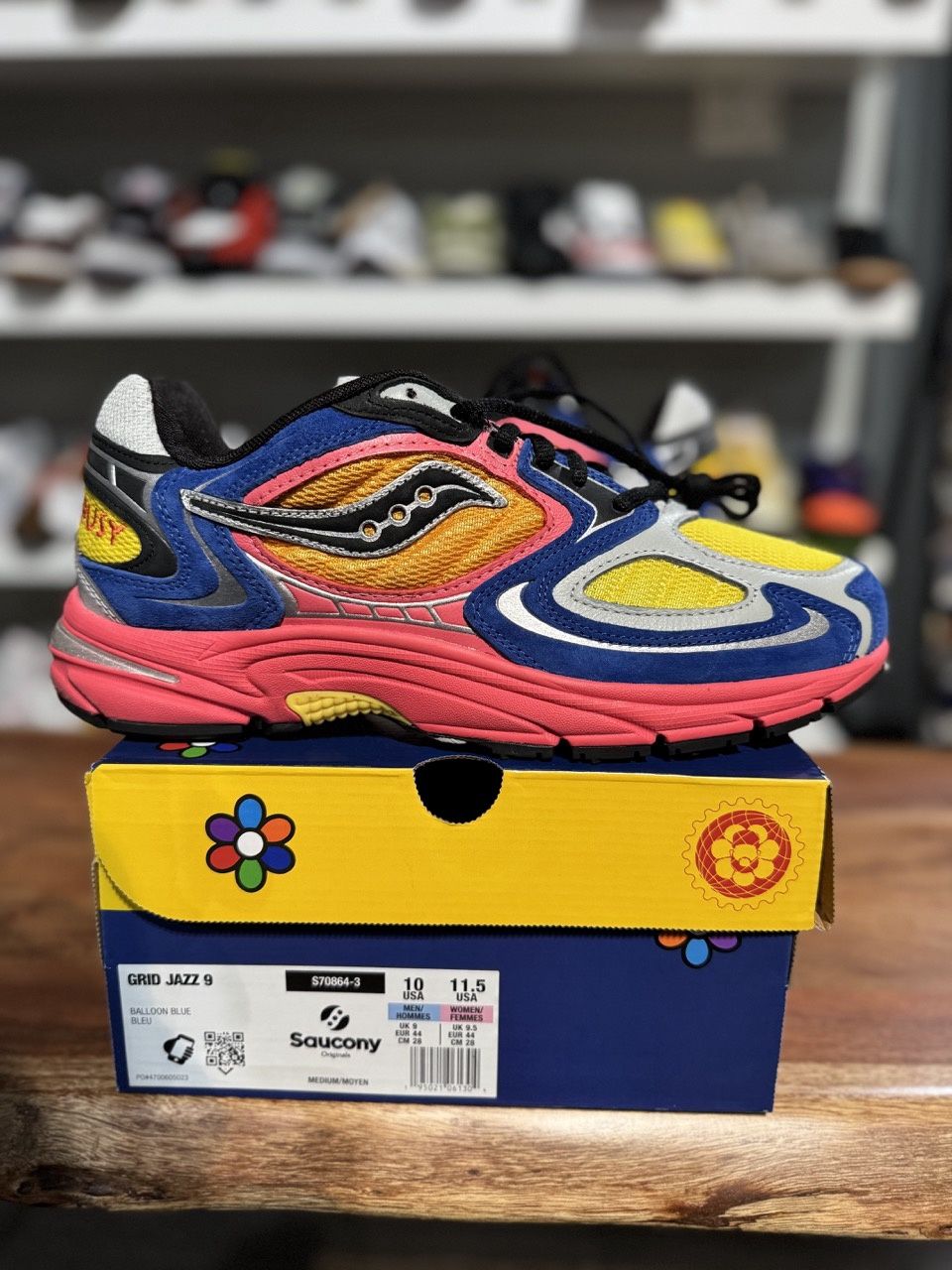 Saucony Grid Jazz 9 Jae Tips I Love You But I’m Busy - Pre-Owned, Product Condition: Pre-Owned, Shoe Size: US M 10