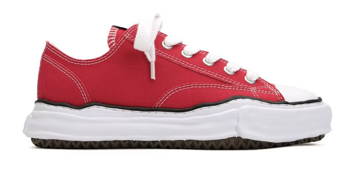 Maison Mihara Yasuhiro Peterson OG Sole Canvas Low Red - Brand New