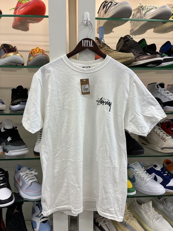 Stüssy Low Tide Tee White - New