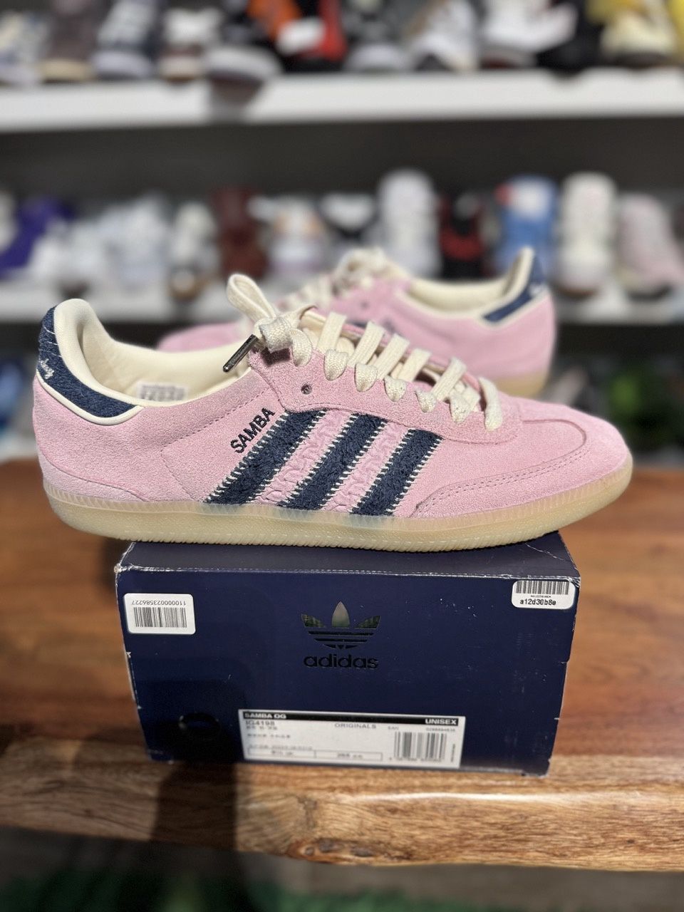 adidas Samba OG notitle Pink - Pre - Owned, Product Condition: Pre-Owned, Shoe Size: US M 9