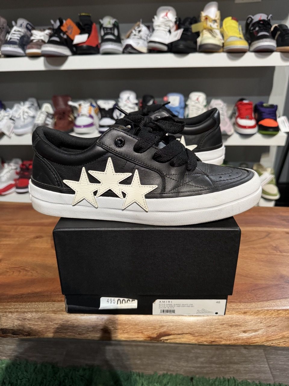 Men&#39;s Sunset Skate Leather Low-Top Sneakers - Pre-Owned, Product Condition: Pre-Owned, Shoe Size: US M 13
