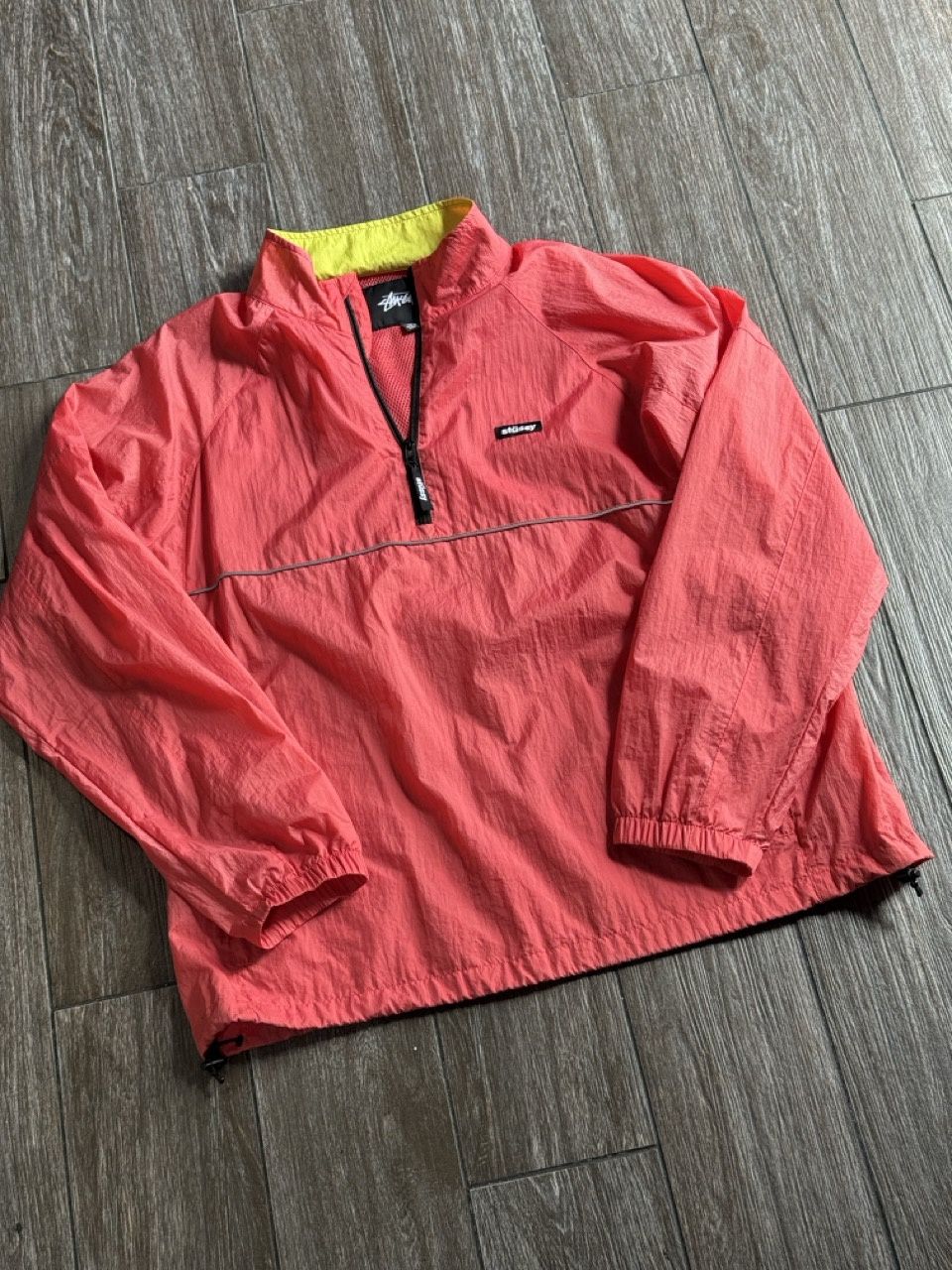 Vintage Stussy Windbreaker 1/4 zip size XL