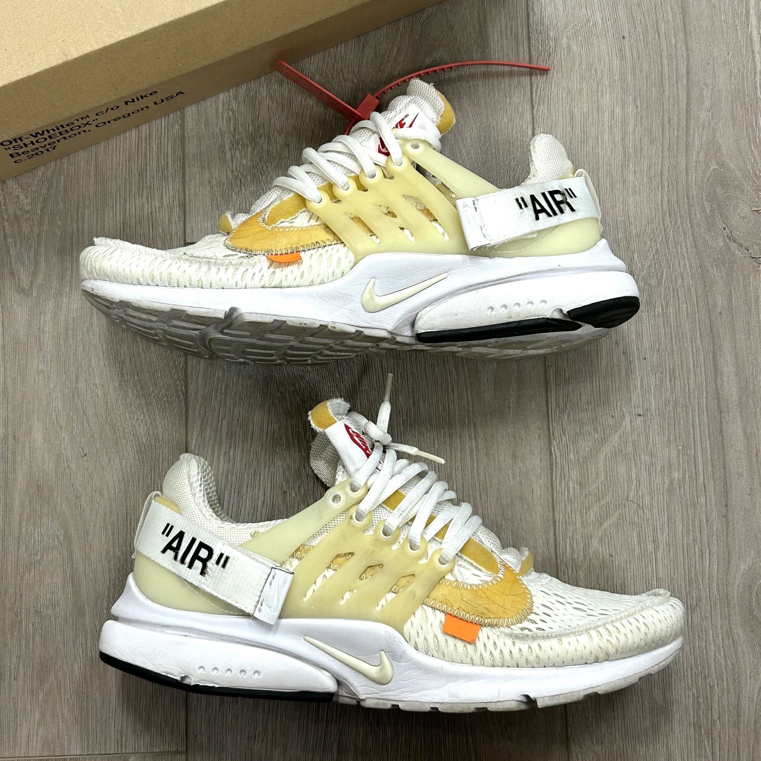Nike Air Presto Off-White White (2018) - Pre-Owned, Product Condition: Pre-Owned, Shoe Size: US M 9