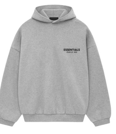 Essentials Heather Grey Hoodie - New