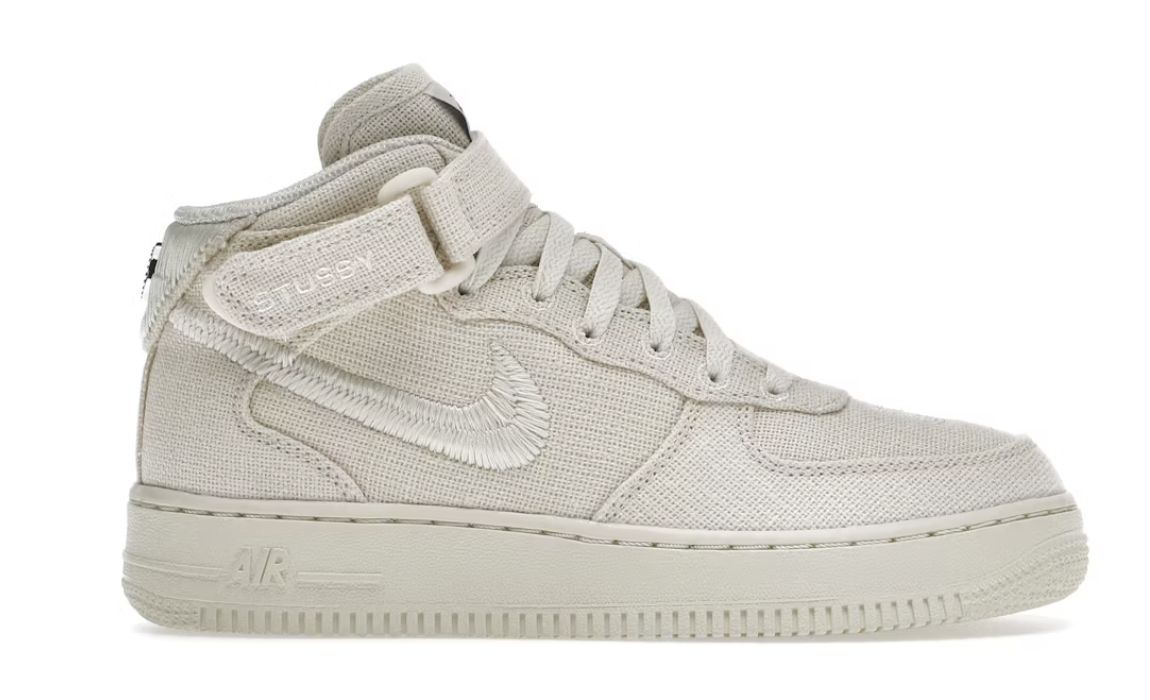 Nike Air Force 1 Mid Stussy Fossil - Brand New