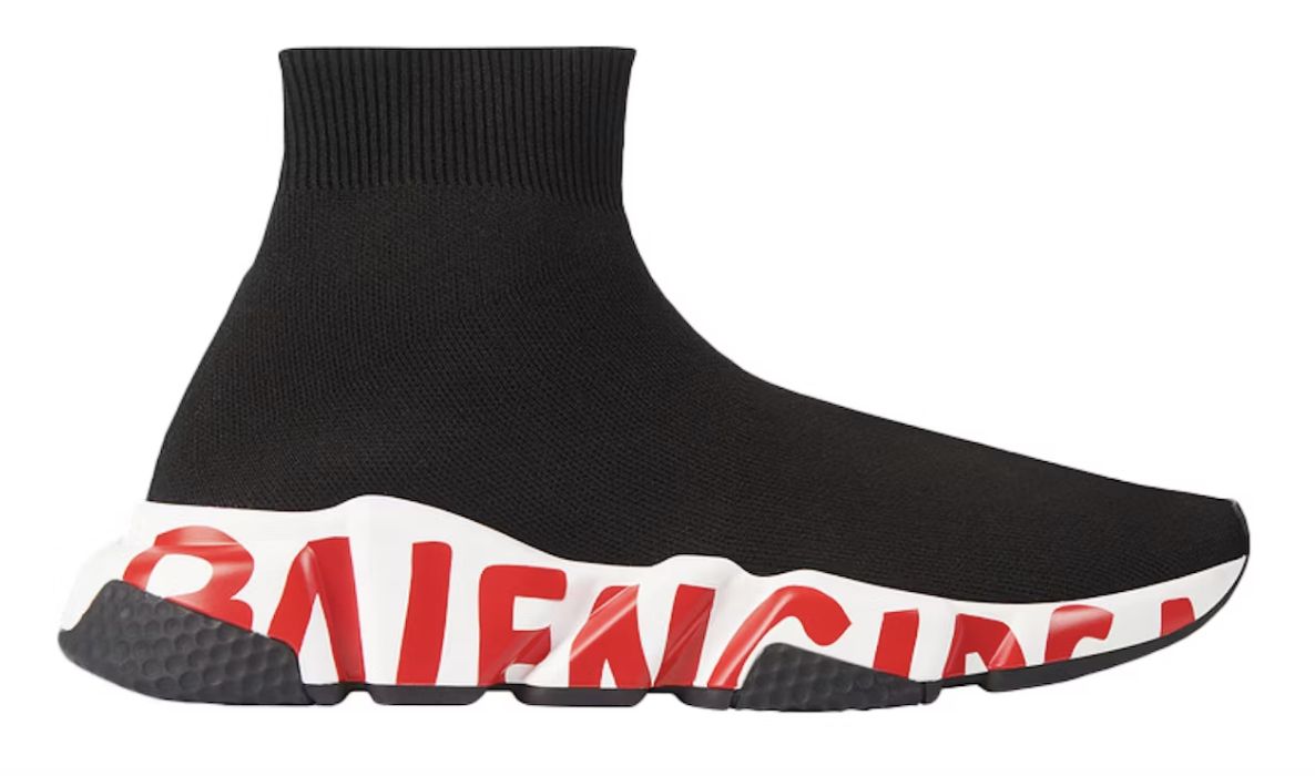 Balenciaga Graffiti Speed Red Sole (W) - Brand New