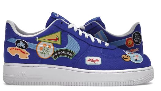 Nike Air Force 1 Low PRM Los Angeles Patched Up - Pre-Owned