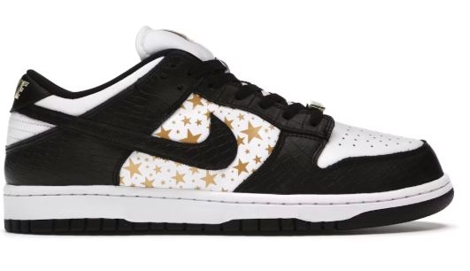 Nike SB Dunk Low Supreme Stars Black (2021) - Pre-Owned