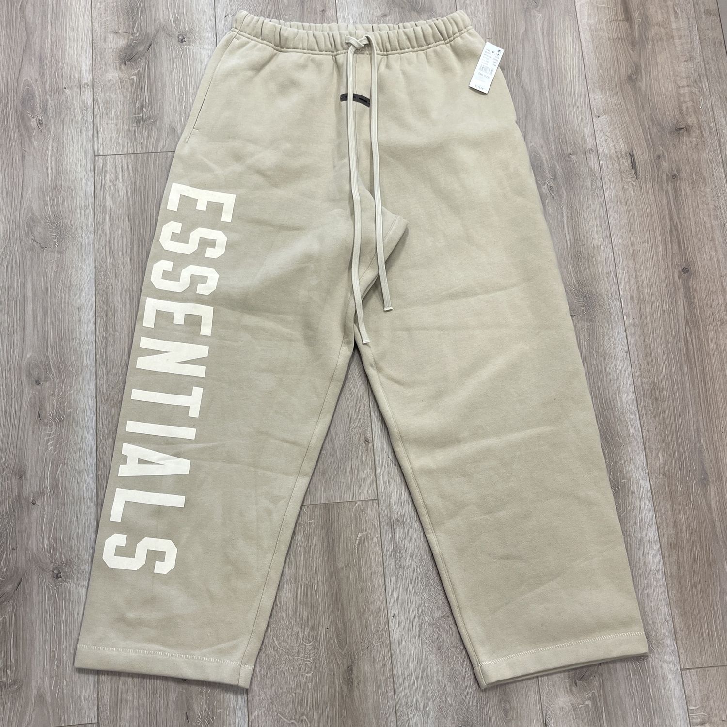 Fear of God Essentials Timber Lounge Fleece Baggy Sweatpants - New, Clothing Size: S, Product Condition: Brand New