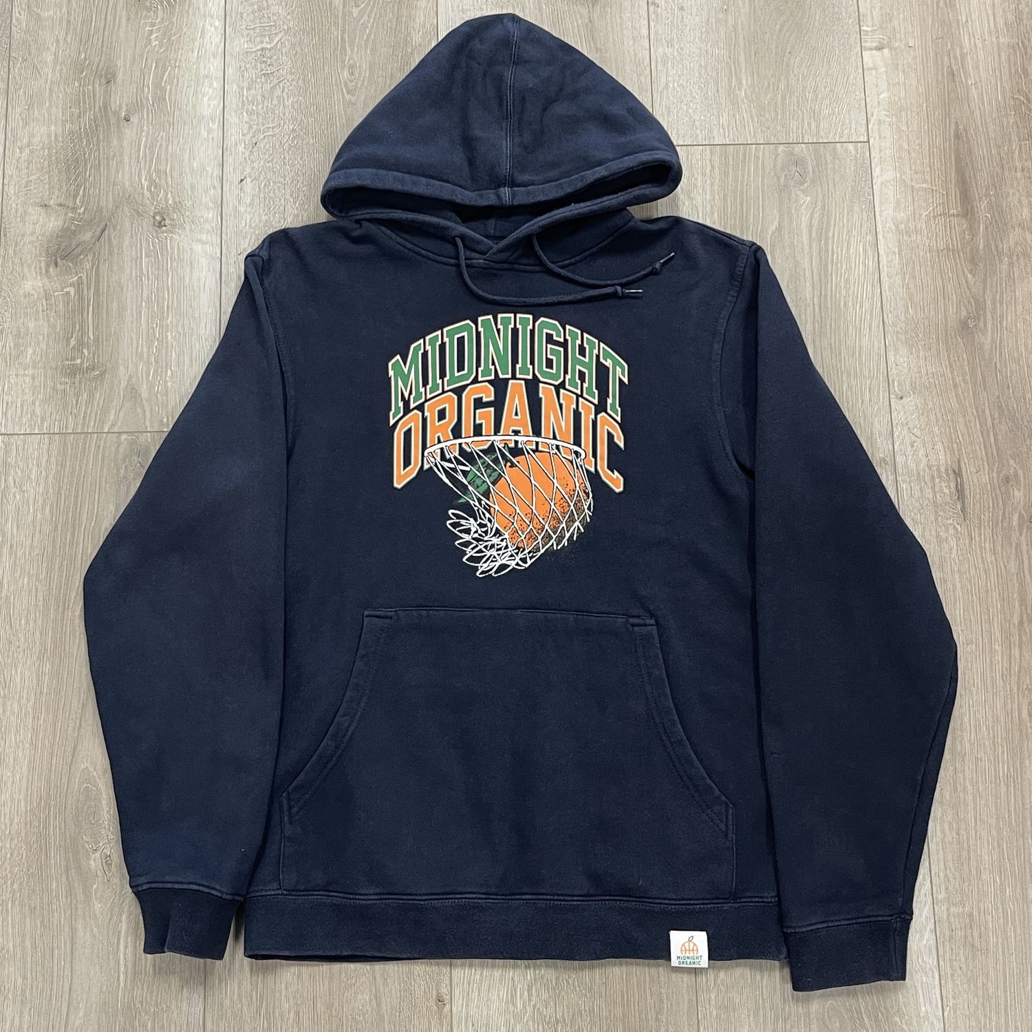 Midnight Organic Navy Blue Hoodie Larry June - Pre-Owned