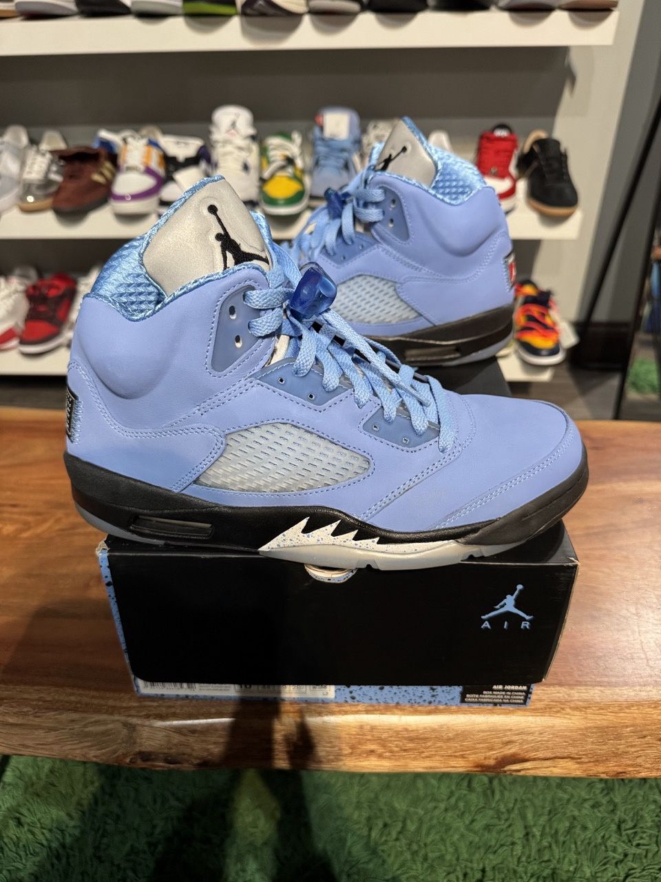 Jordan 5 Retro UNC University Blue - Pre-Owned, Product Condition: Pre-Owned, Shoe Size: US M 10