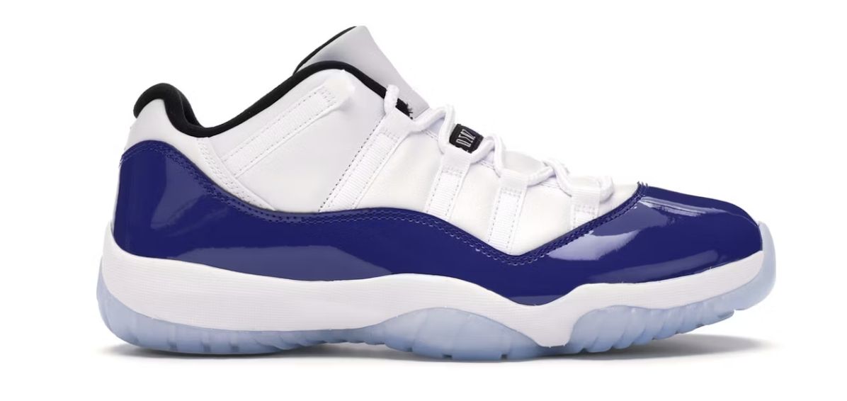 Jordan 11 Retro Low White Concord (W) - Brand New