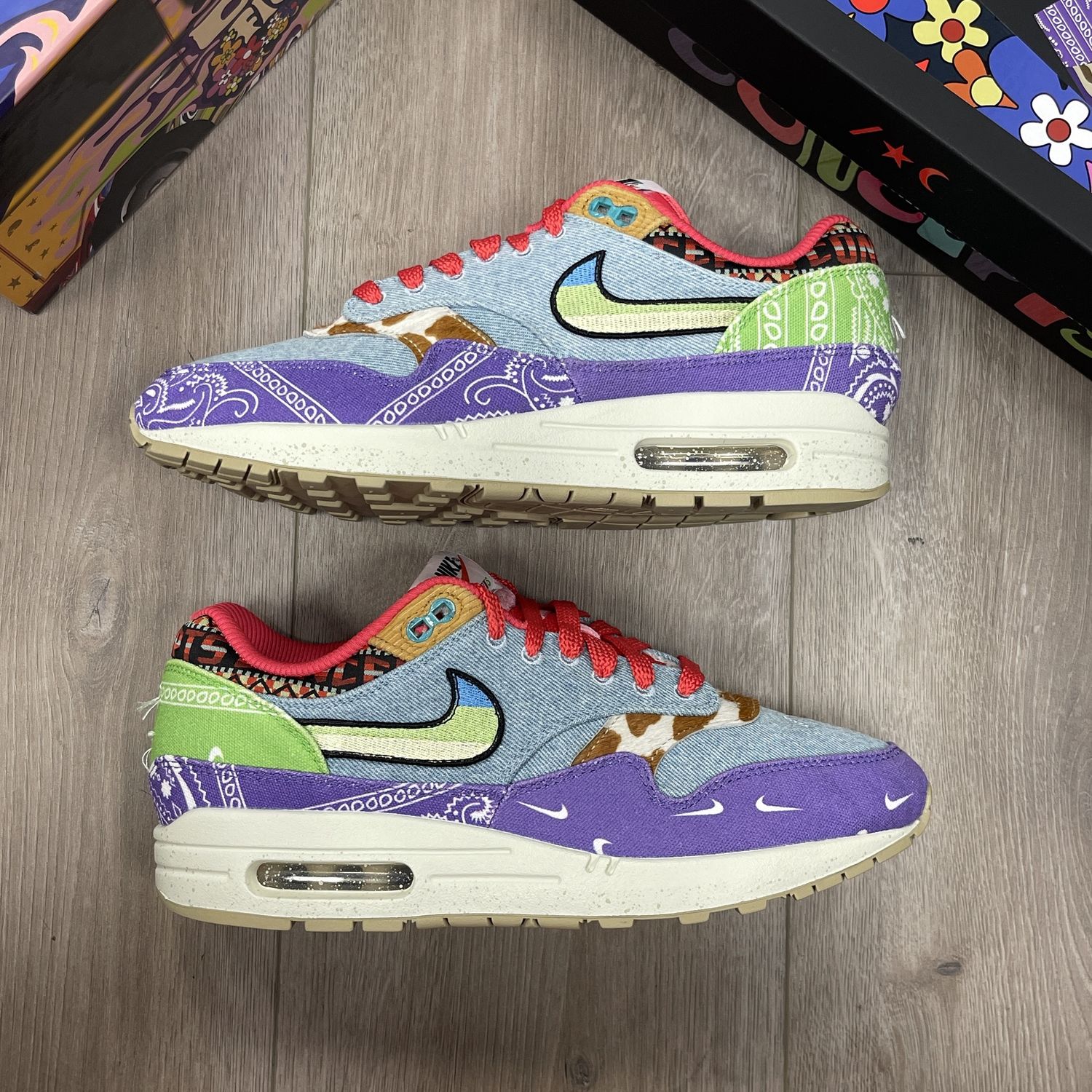 Nike Air Max 1 SP Concepts Far Out (Special Box) - Pre-Owned, Product Condition: Pre-Owned, Shoe Size: US M 9