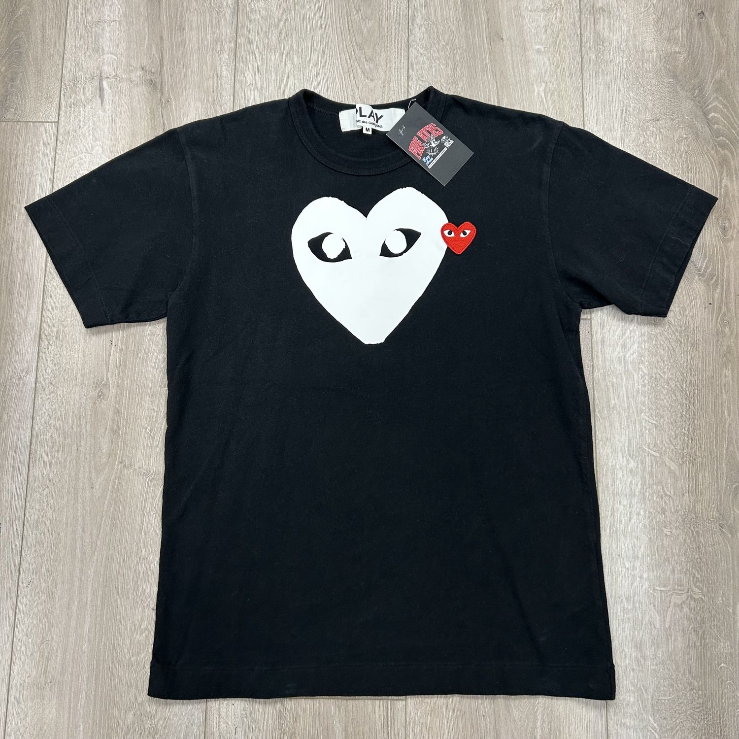 Comme Des Garçons Play Heart Logo cotton T-shirt - Pre Owned, Product Condition: Pre-Owned, Clothing Size: M