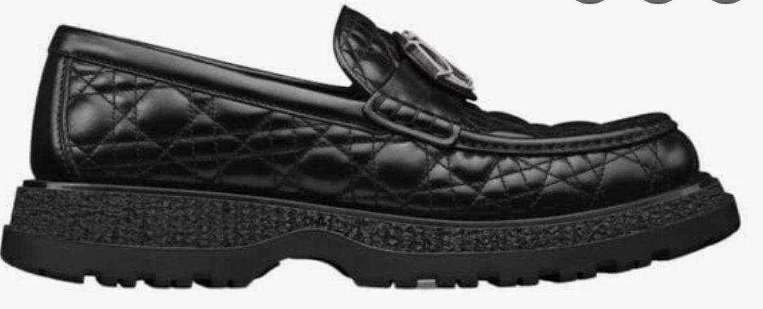 Dior Buffalo Loafer Cannage Leather black - Brand New