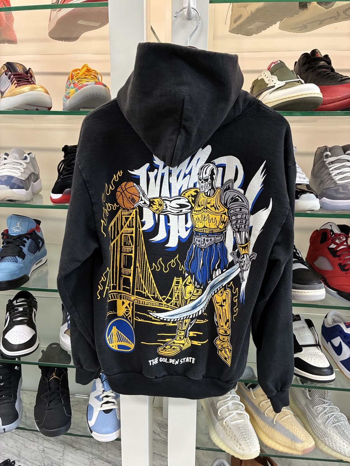 Warren Lotas x NBA “The Golden State” Warriors Hoodie - Pre-Owned, Clothing Size: M, Product Condition: Pre-Owned