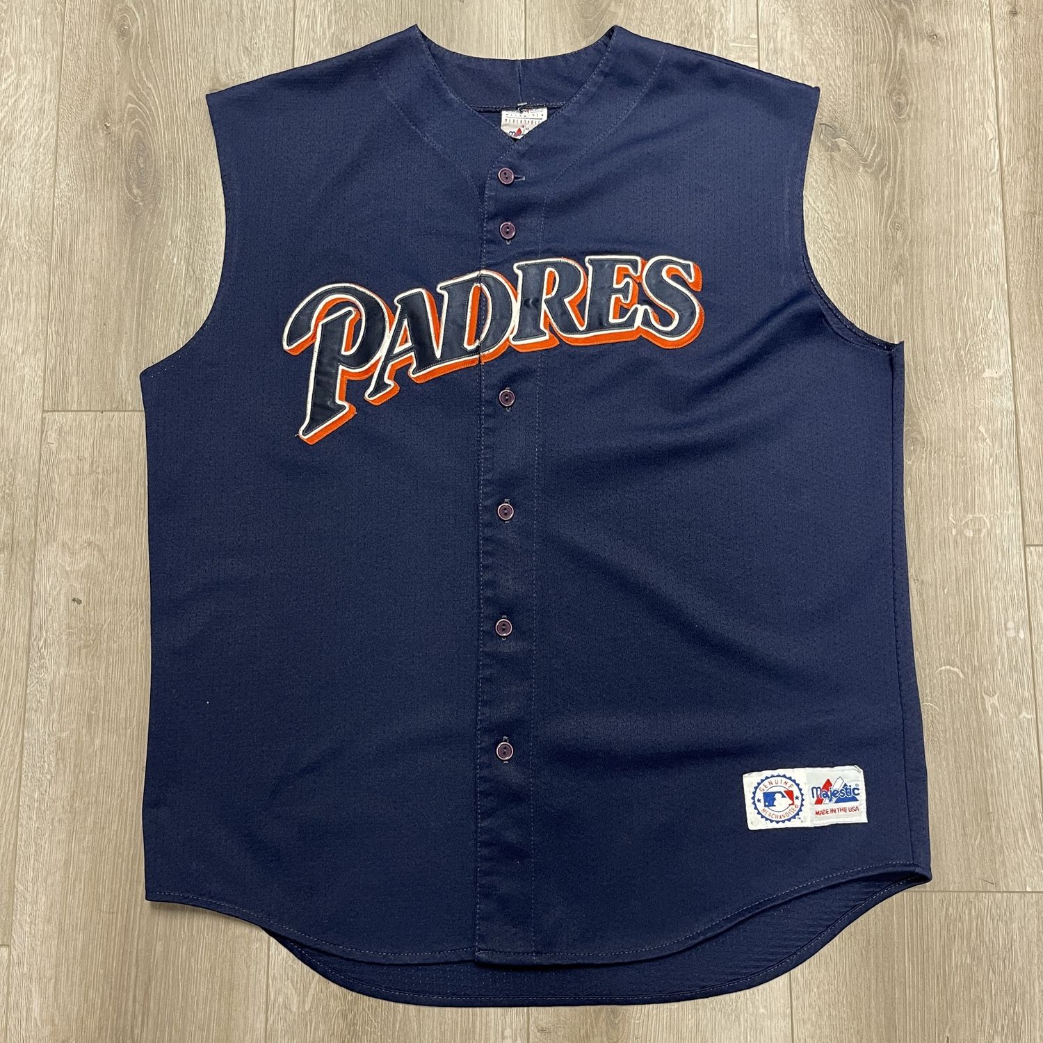 Vintage Majestic Padres Jersey - Pre-Owned, Clothing Size: XL, Product Condition: Pre-Owned