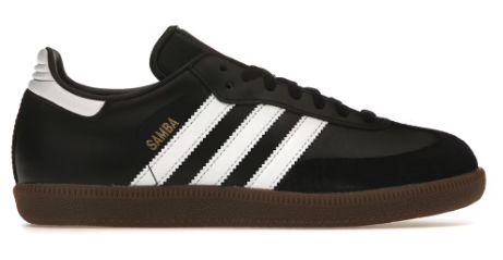 adidas Samba Leather Black White
