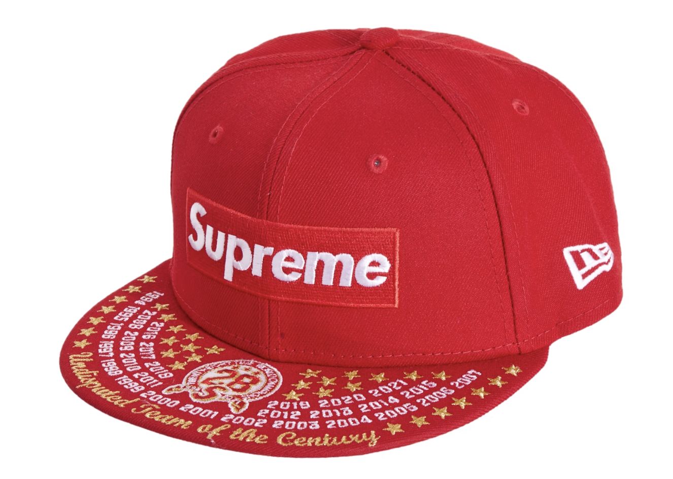 Supreme Undisputed Box Logo New Era Fitted Hat Red - New, Product Condition: Brand New, Accessory Size: 7 5/8