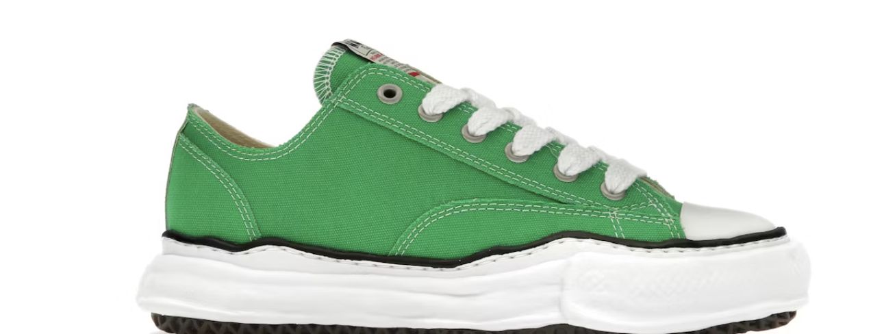 Maison Mihara Yasuhiro Peterson OG Sole Canvas Low Green - Brand Newe
