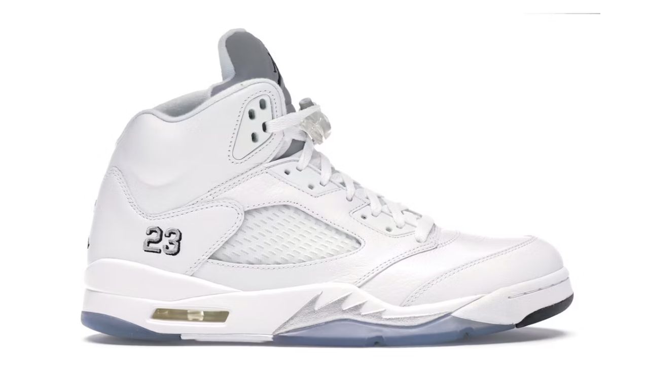 Jordan 5 Retro Metallic White (2015) • Brand New