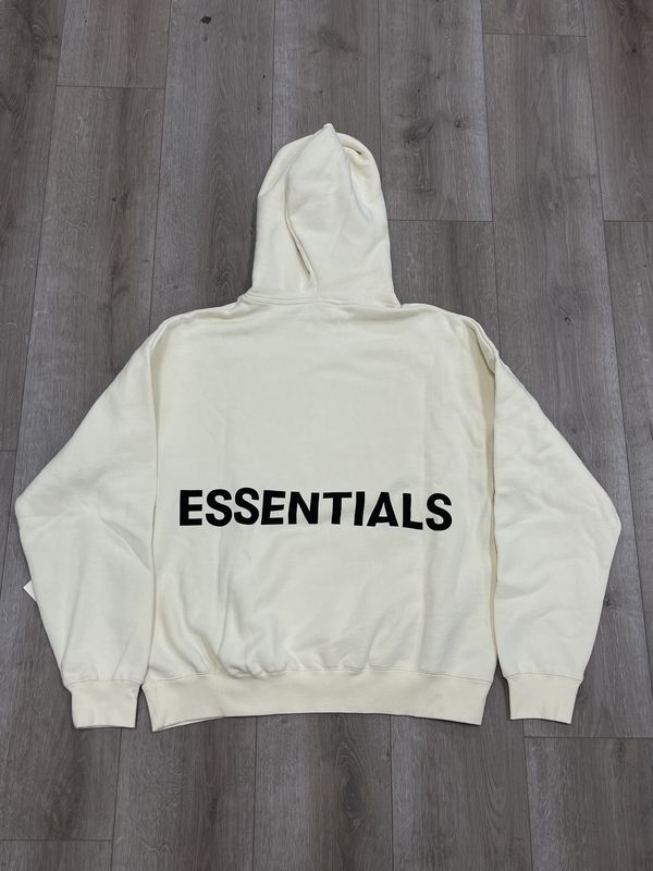 FEAR OF GOD FOG Essentials Pullover Hoodie Cream - New