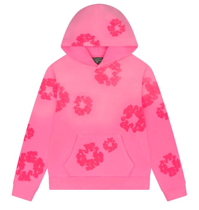 Mono Cotton Wreath Hoodie Pink - New, Clothing Size: L, Product Condition: Pre-Owned
